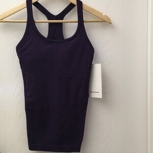 lululemon athletica Ribbed Racerback Tank - Deep Plum